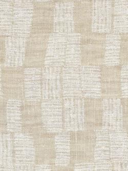 John Lewis Textured Diamonds Furnishing Fabric, Natural - view 2, Natural