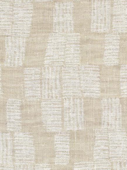 John Lewis Textured Diamonds Furnishing Fabric, Natural - view 2, Natural