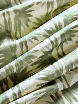 John Lewis Nyra Furnishing Fabric - view 2, Myrtle Green