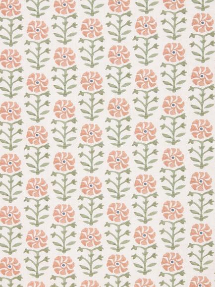 John Lewis Aria Furnishing Fabric, Pale Terracotta