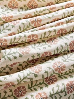 John Lewis Aria Furnishing Fabric - view 2, Pale Terracotta