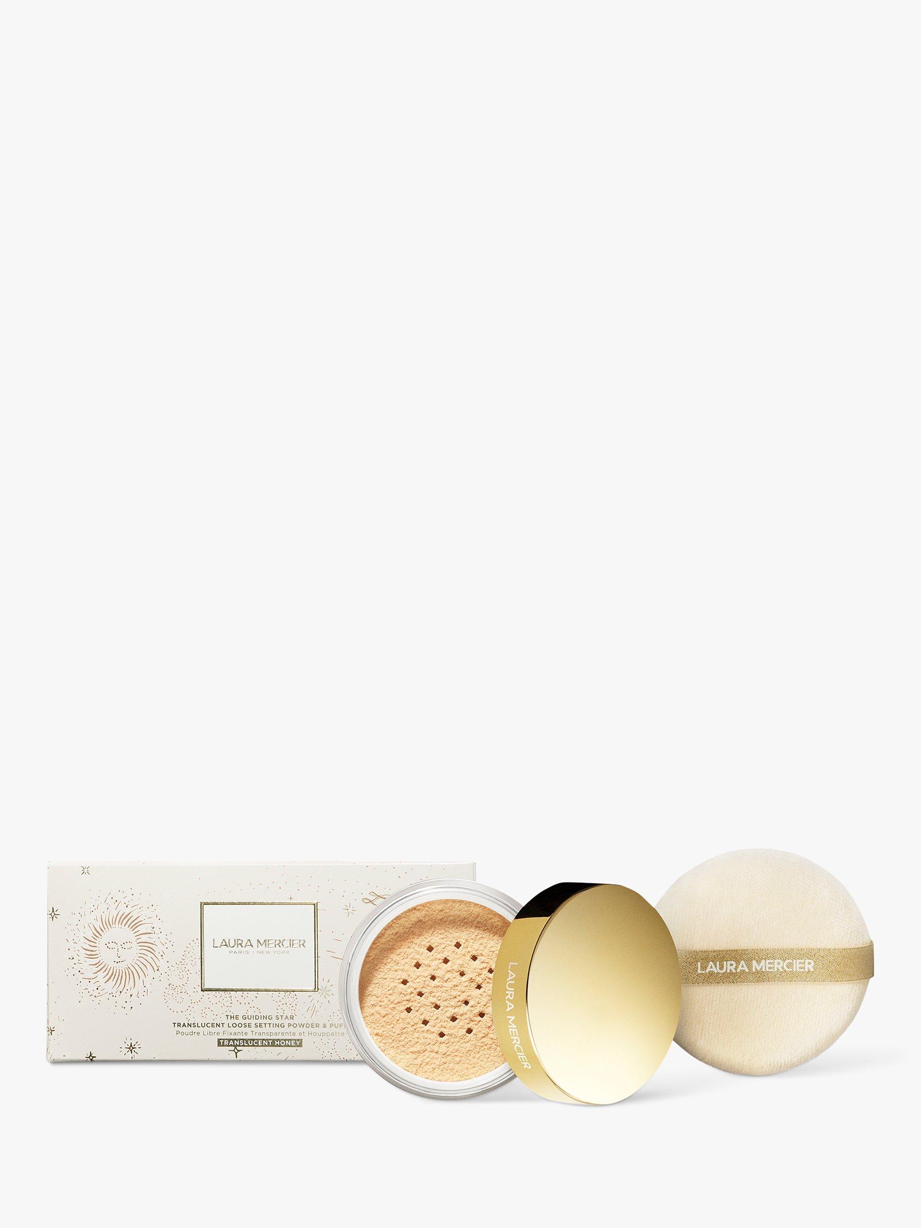 Laura Mercier The Guiding Star Translucent Honey Loose Setting Powder & Puff Makeup Gift Set