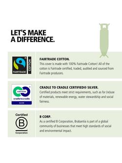 Brabantia Ironing Board B, 124 x 38cm, Solid Steam Iron Rest - view 2, New Dawn