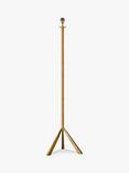 nkuku Sahhil Tripod Floor Lamp Base, Brass