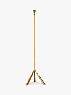 nkuku Sahhil Tripod Floor Lamp Base, Brass