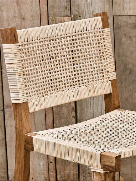 nkuku Madrisana Bar Stool, Natural - view 2, Natural