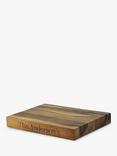 Totally About You Personalised Acacia Chopping Board, Brown Tan