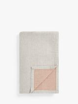 John Lewis Pencil Stripe Cotton Reversible Bedspread