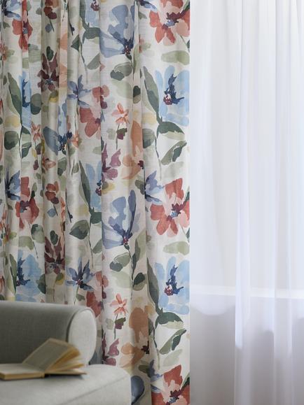 John Lewis Fleur Furnishing Fabric - view 2, Multi