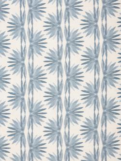 John Lewis Nyra Made to Measure Curtains or Roman Blind, Lake Blue