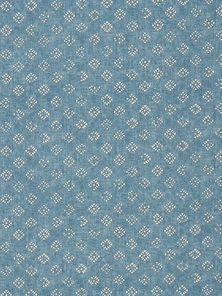 John Lewis Trace Wood Block Made to Measure Curtains or Roman Blind, Lake Blue, Lake Blue