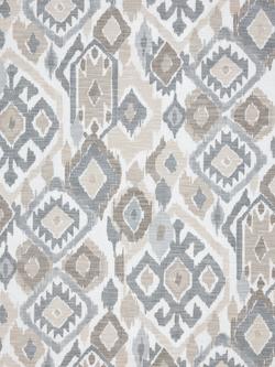 John Lewis Maya Ikat Made to Measure Curtains or Roman Blind, Putty, Putty