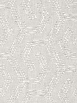 John Lewis Izel Embroidery Made to Measure Curtains or Roman Blind, Natural, Natural