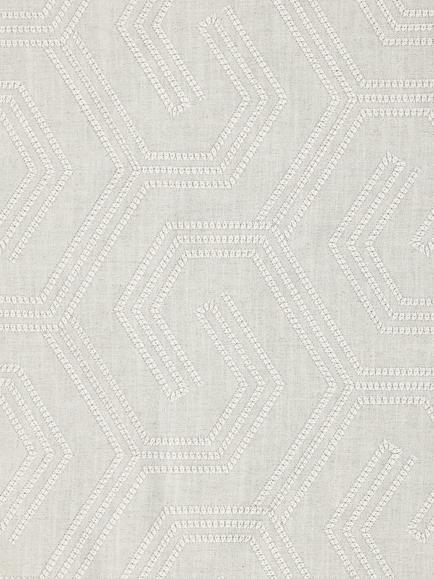 John Lewis Izel Embroidery Made to Measure Curtains or Roman Blind, Natural, Natural