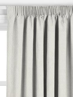 John Lewis Izel Embroidery Made to Measure Curtains or Roman Blind, Natural - view 2, Natural