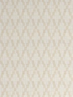 John Lewis Textured Diamonds Made to Measure Curtains or Roman Blind, Natural, Natural