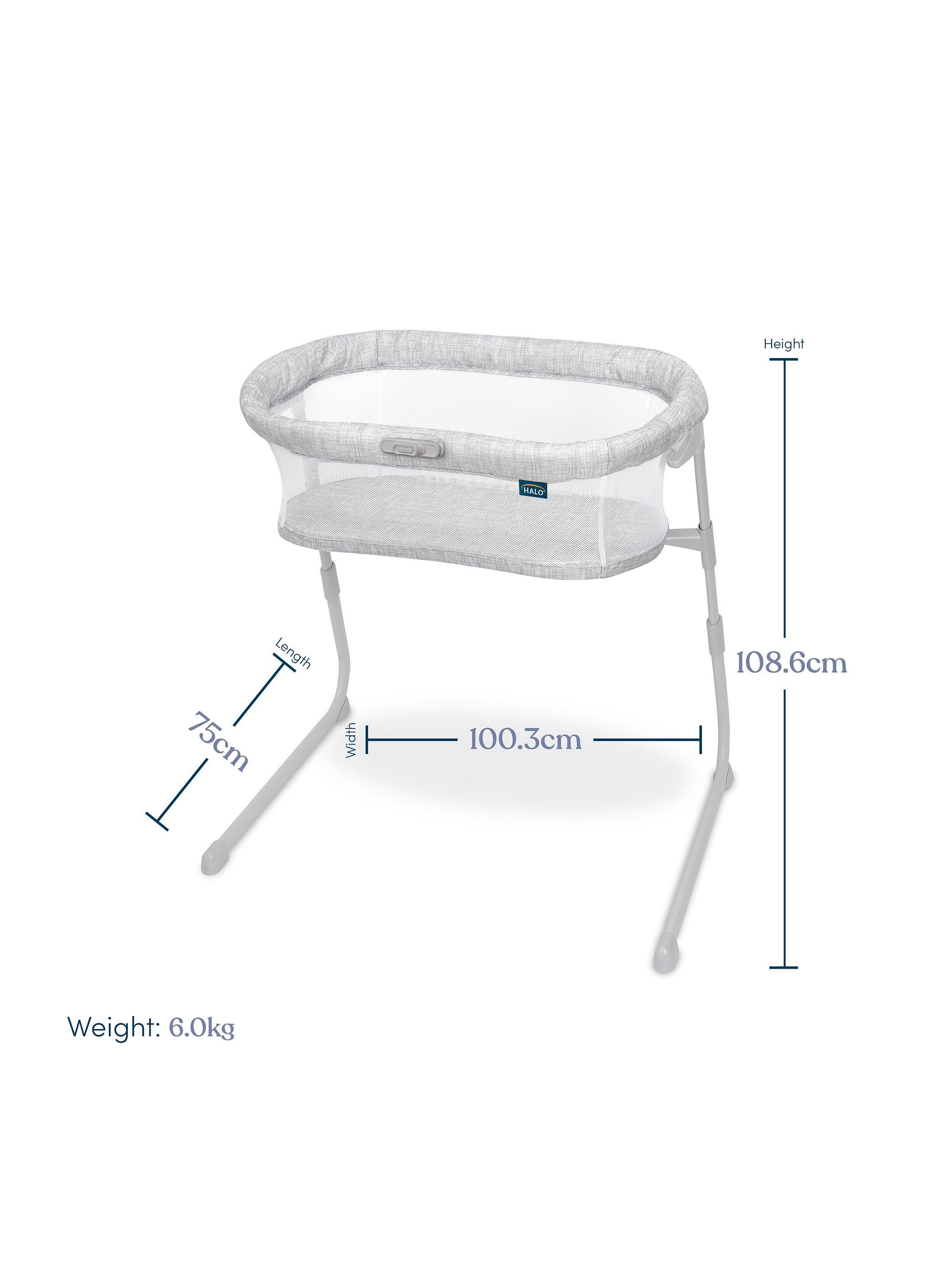 HALO BassiNest Flex Sleeper Travel and Bedside Crib