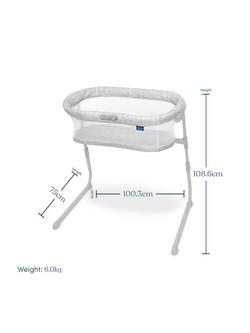 HALO BassiNest Flex Sleeper Travel and Bedside Crib - view 2, Grey