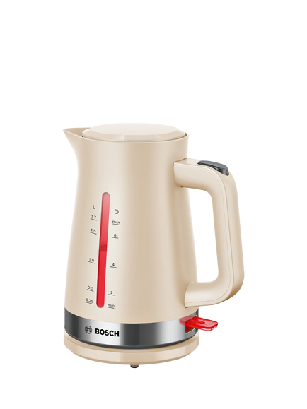 Bosch MyMoment Serene TWK4M Electric Kettle, 1.7L, Cream