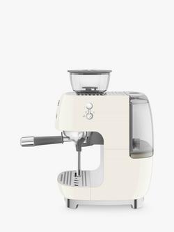 Smeg EGF03 Espresso Machine - view 2, Cream