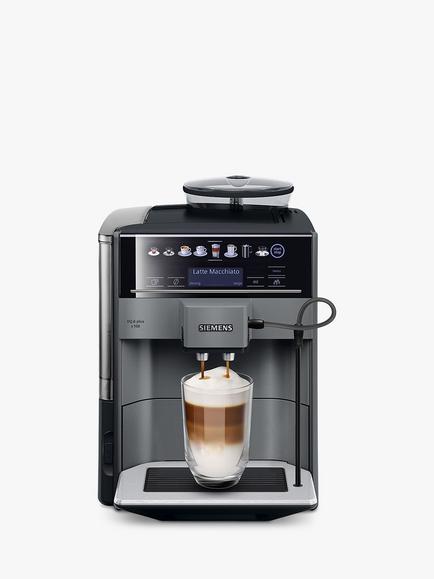 Siemens TE651209 EQ6 Bean to Cup Coffee Machine, Titanium - view 2, Titanium