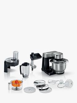 Bosch MUMS2VM40G 7-in-1 Stand Mixer with Juicer & Shredder, Black, Black