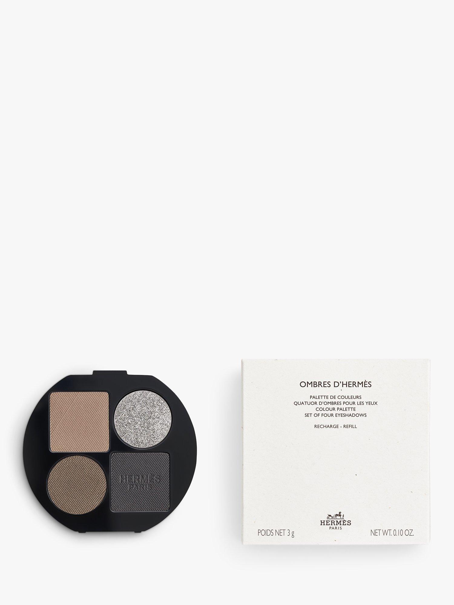 Product image 1 of 9, which shows Hermès Ombres d'Hermès, Eyeshadow Quartet Refill, 05 Ombres Fumées