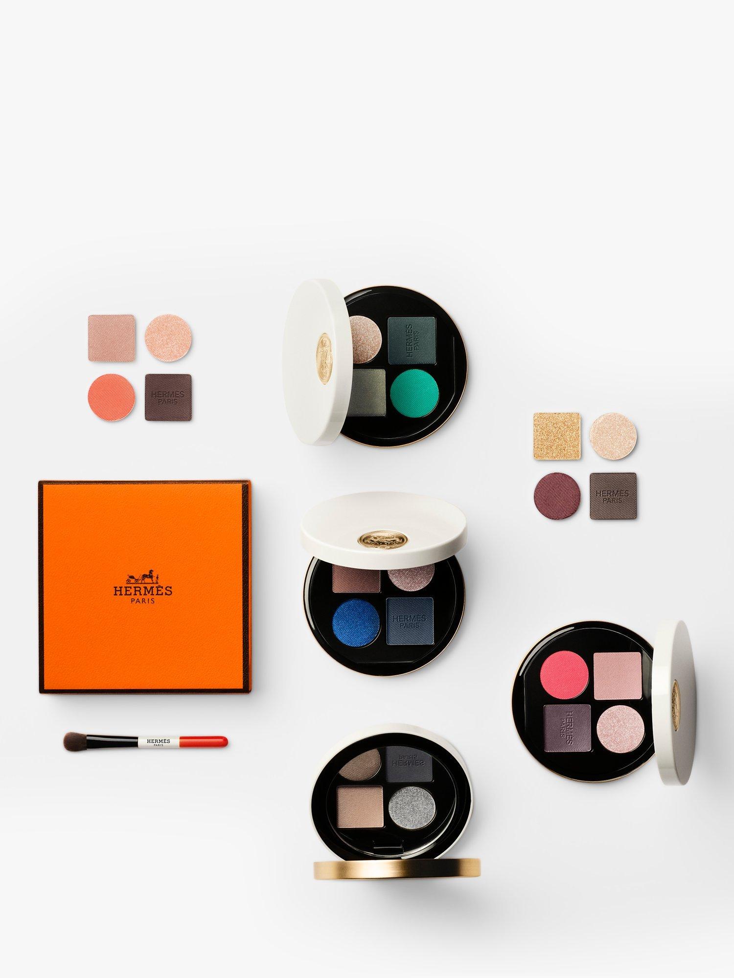 Product image 9 of 9, which shows Hermès Ombres d'Hermès, Eyeshadow Quartet Refill, 01 Ombres Pétales