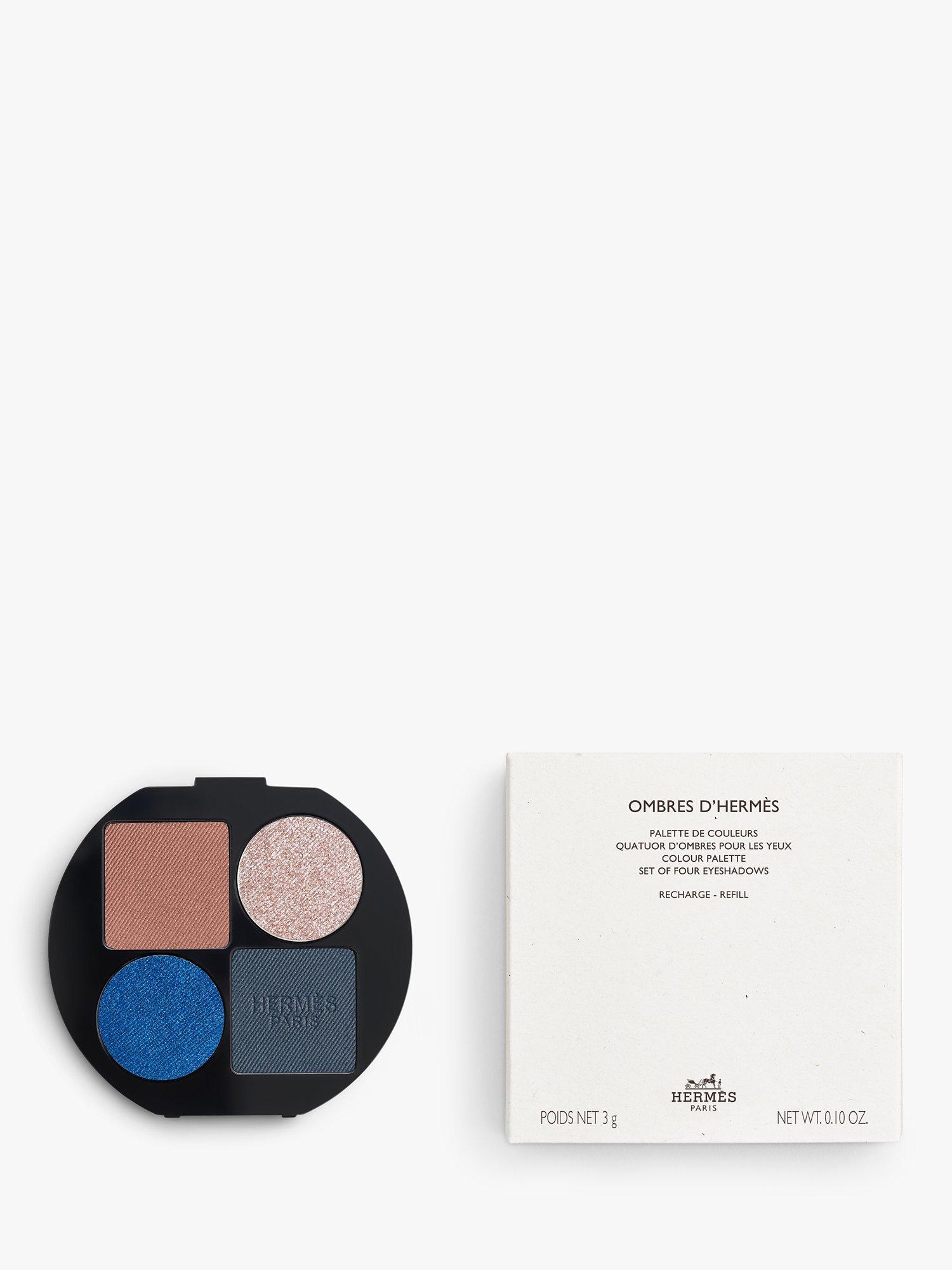 Product image 1 of 9, which shows Hermès Ombres d'Hermès, Eyeshadow Quartet Refill, 04 Ombres Marines