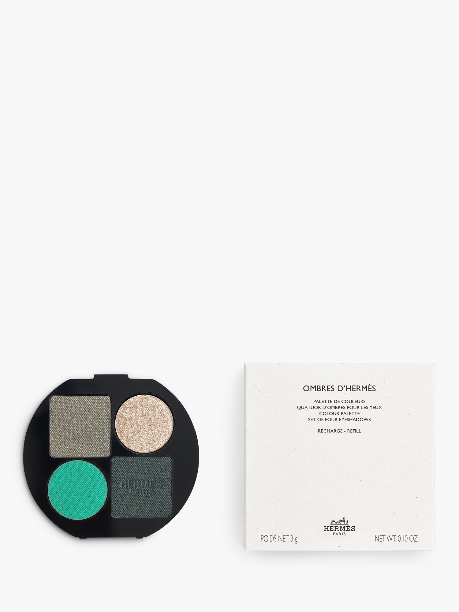 Product image 1 of 9, which shows Hermès Ombres d'Hermès, Eyeshadow Quartet Refill, 02 Ombres Végétales