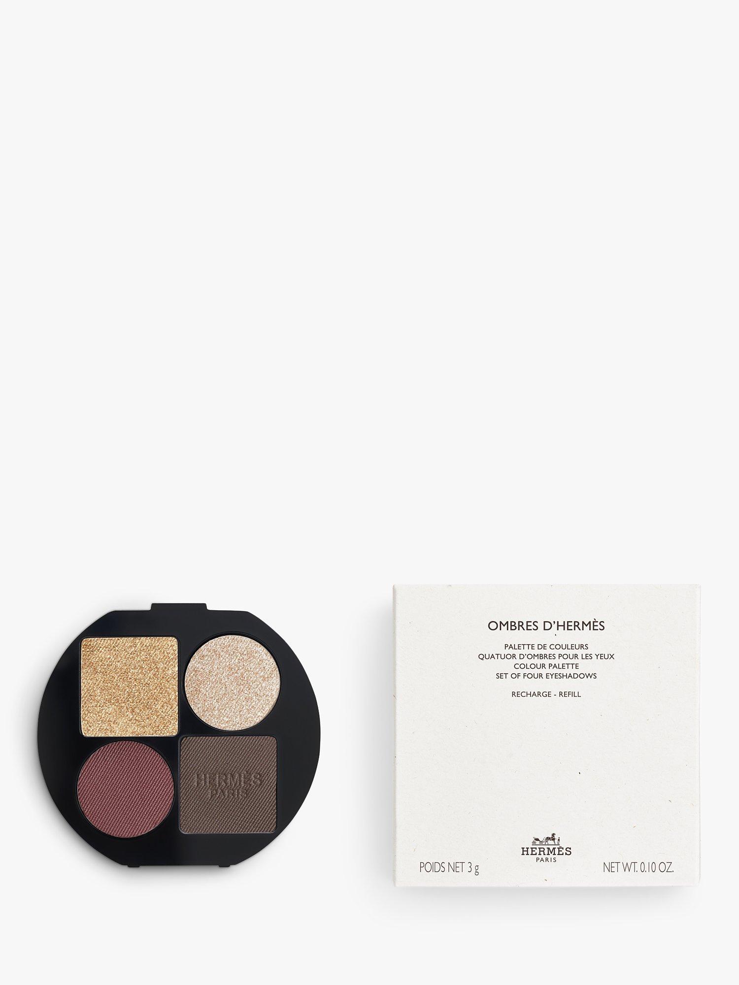 Product image 1 of 8, which shows Hermès Ombres d'Hermès, Eyeshadow Quartet Refill, 06 Ombres Mordorées