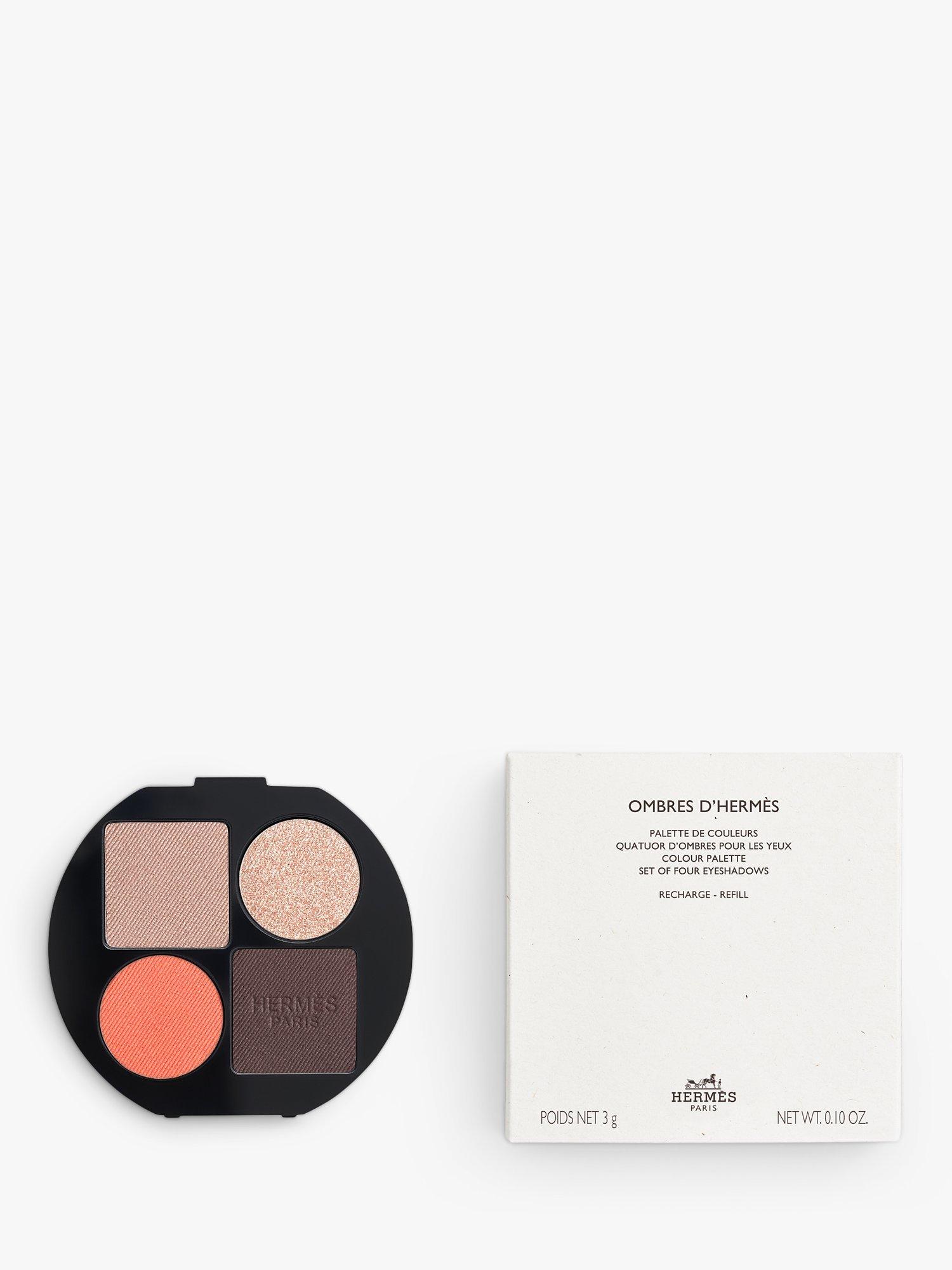 Product image 1 of 8, which shows Hermès Ombres d'Hermès, Eyeshadow Quartet Refill, 03 Ombres Fauves