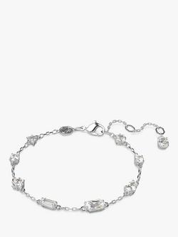 Swarovski Mesmera Crystal Chain Bracelet, Silver, Silver