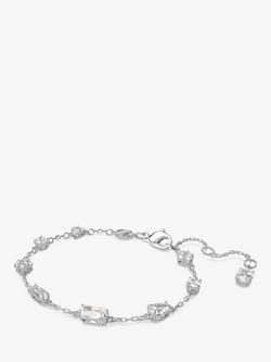 Swarovski Mesmera Crystal Chain Bracelet, Silver - view 2, Silver