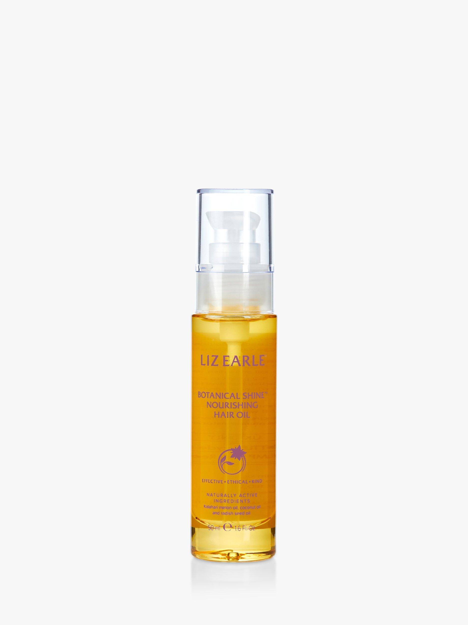 Product image 1 of 4, which shows Liz Earle Botanical Shine™ Nourishing Hair Oil, 50ml
