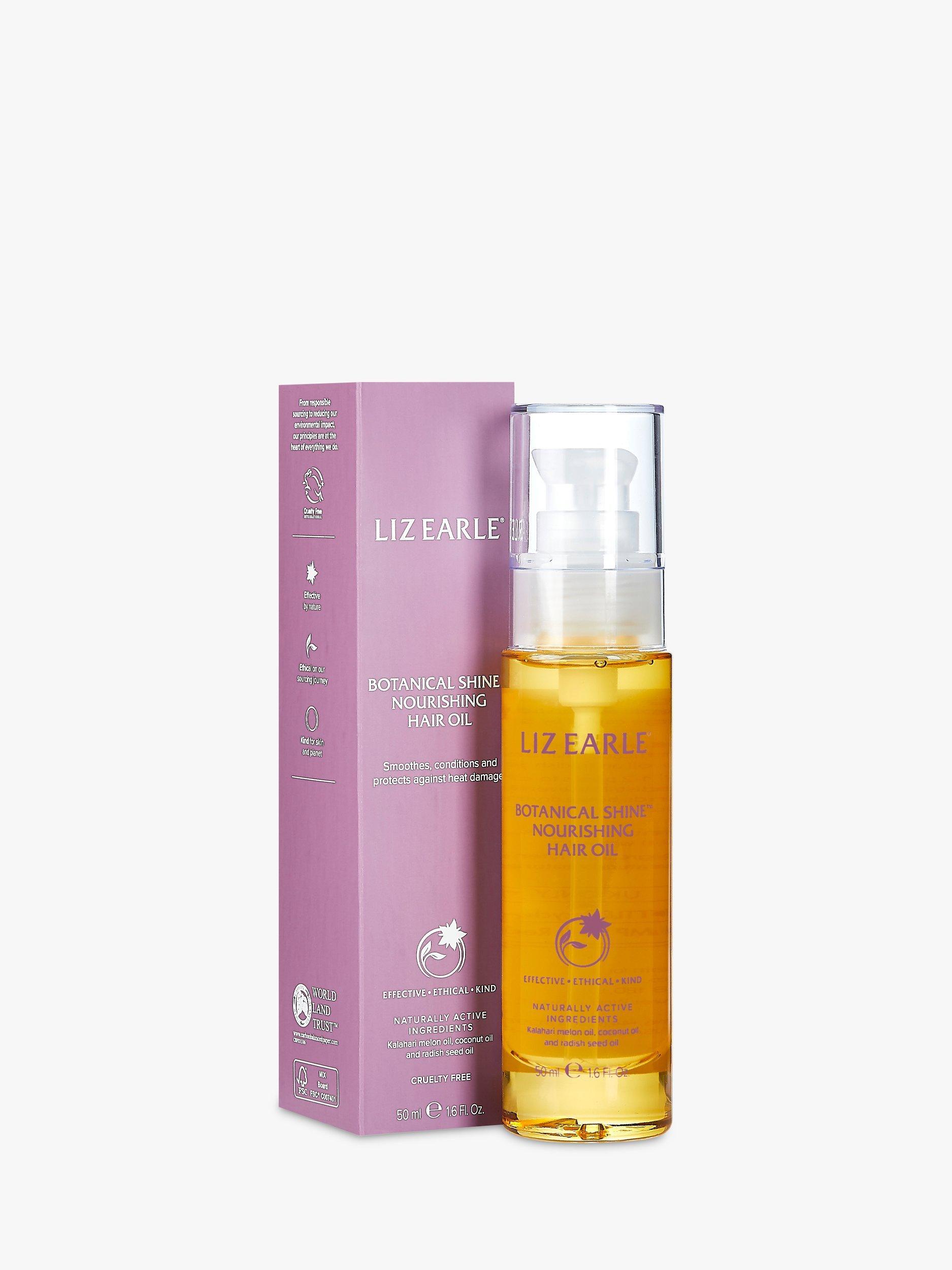 Product image 3 of 4, which shows Liz Earle Botanical Shine™ Nourishing Hair Oil, 50ml
