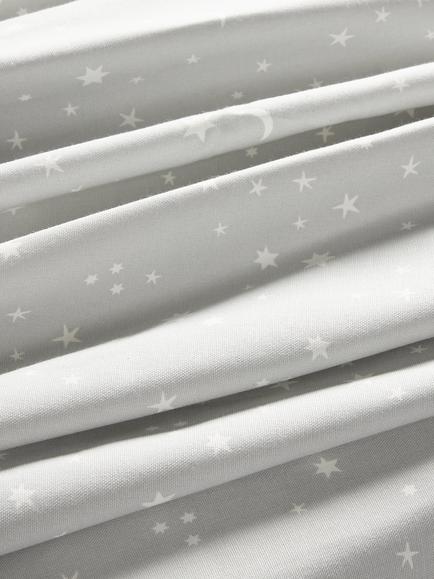 John Lewis Starry Sky Furnishing Fabric - view 2, Cool Grey
