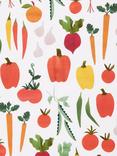 John Lewis Vegetables Oilcloth Tablecloth Fabric, Multi
