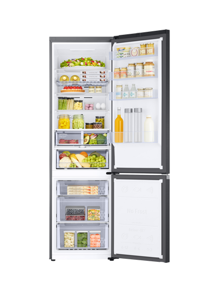 Samsung Series 6 RB38C605DB1/EU Freestanding 65/35 Smart Fridge Freezer with SpaceMax™, Black - view 2, Black