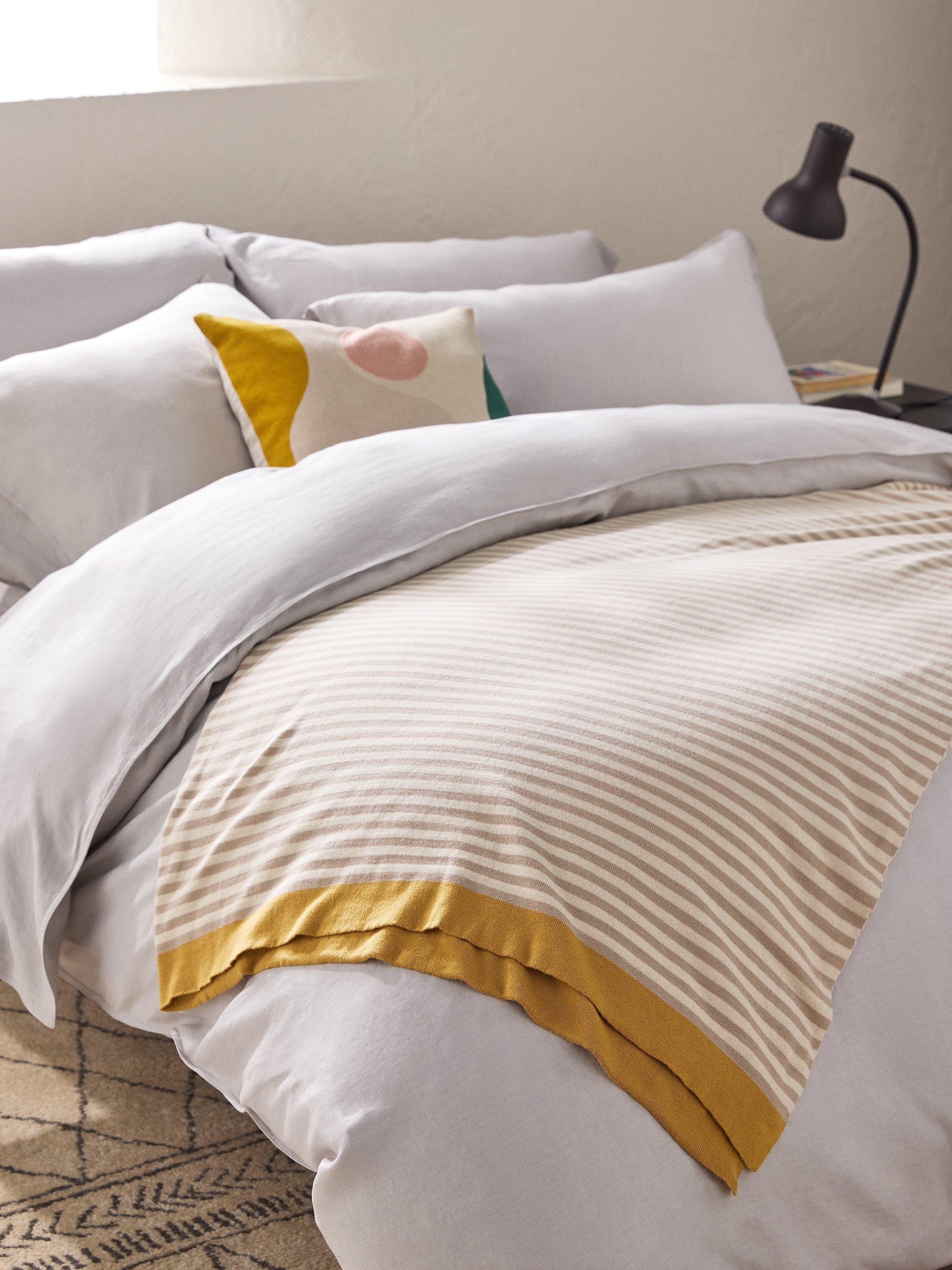 John lewis throws yellow sale