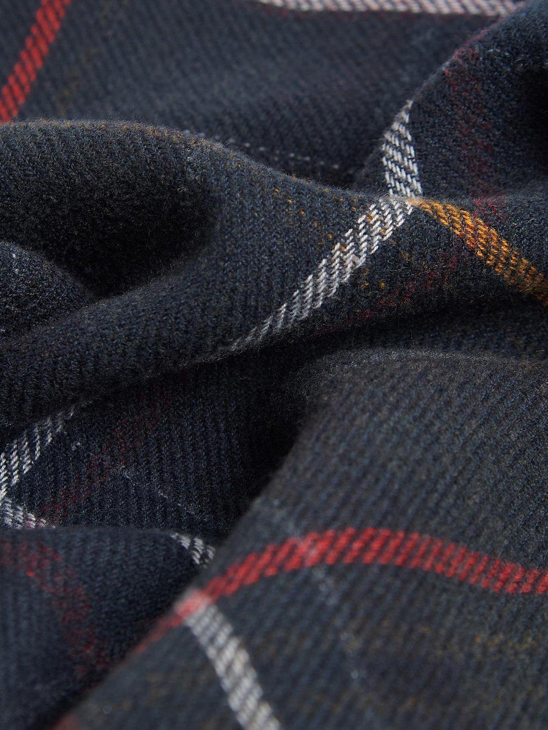Product image 5 of 5, which shows Barbour Montieth Check Cape Poncho, Green/Multi