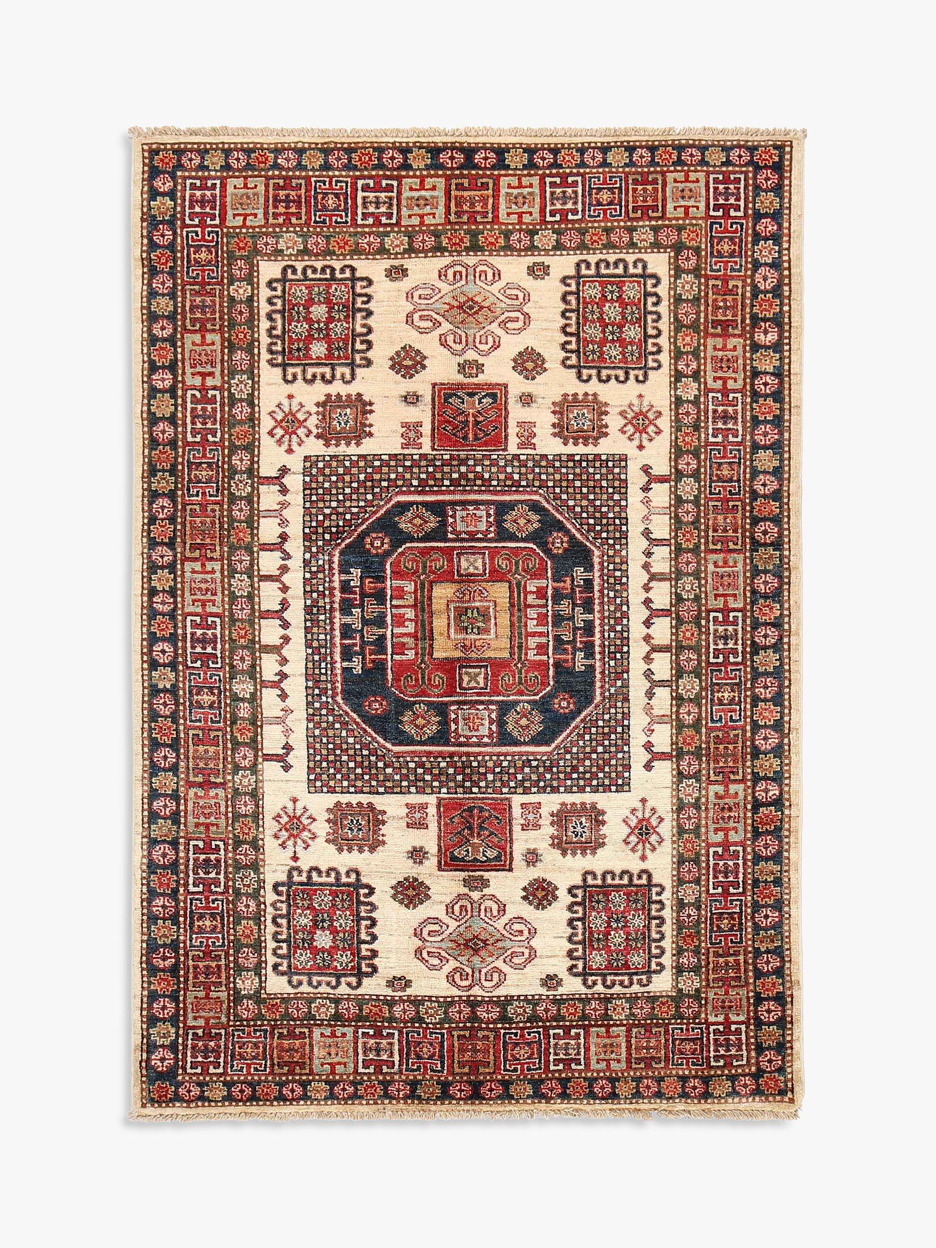 Gooch Oriental Supreme Kazak Rug, Cream, L183 x W124cm