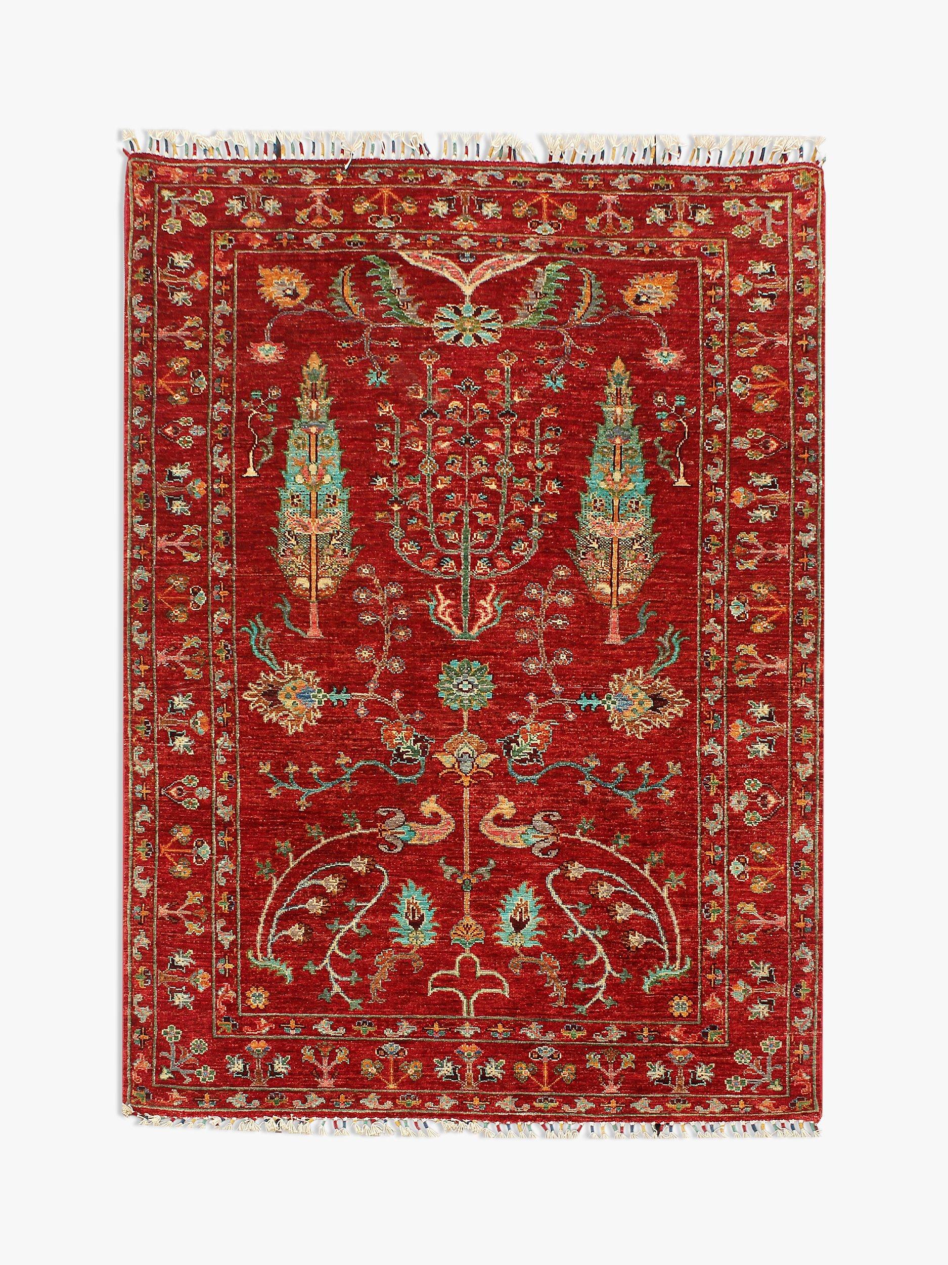 Gooch Oriental Pictorial Rug, L197 x W126 cm, Mid Red