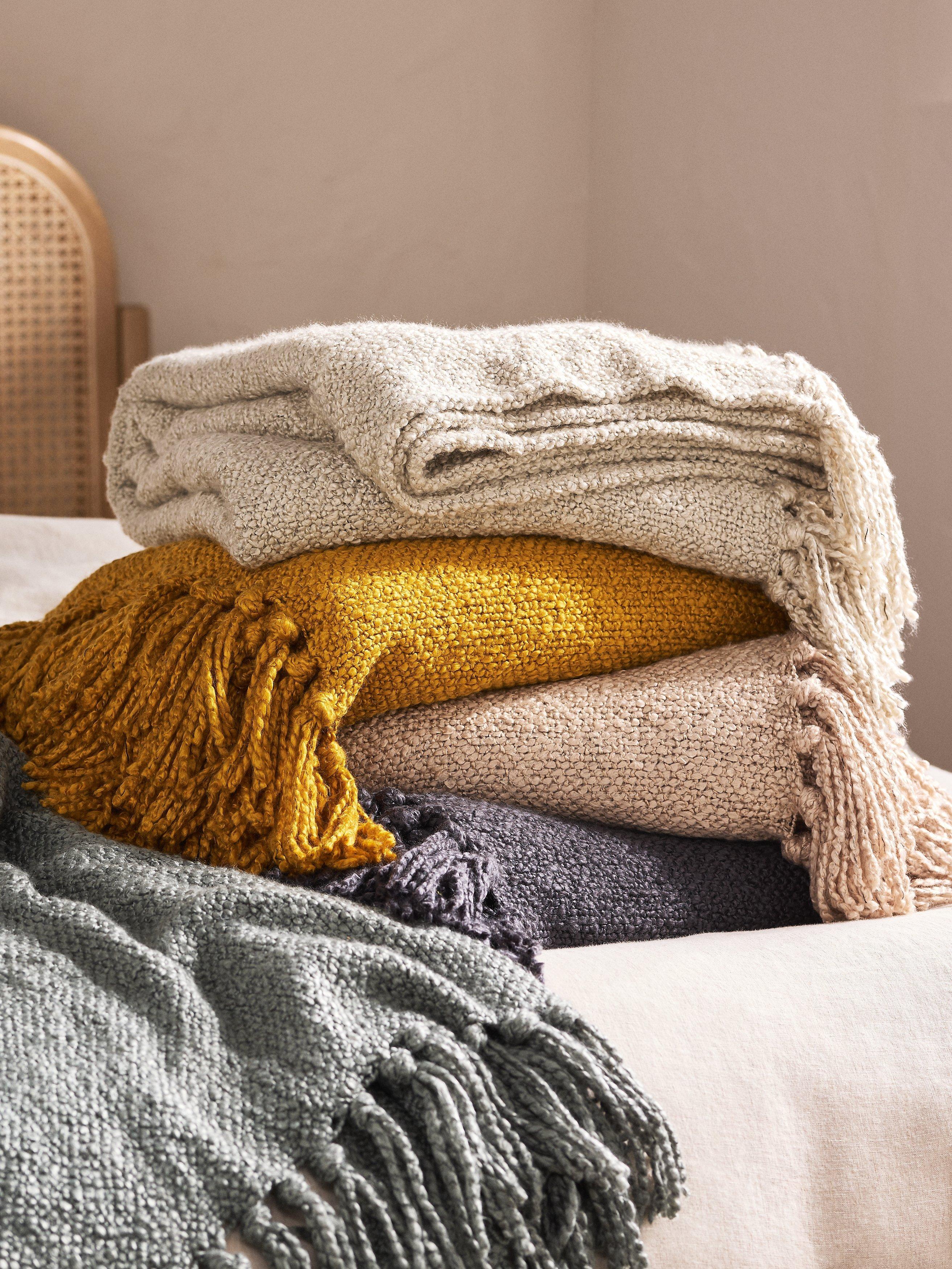 John Lewis Chunky Weave Throw