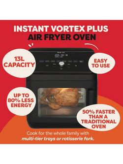 Instant Vortex ClearCook Air Fryer Oven, 13L, Black - view 2, Black