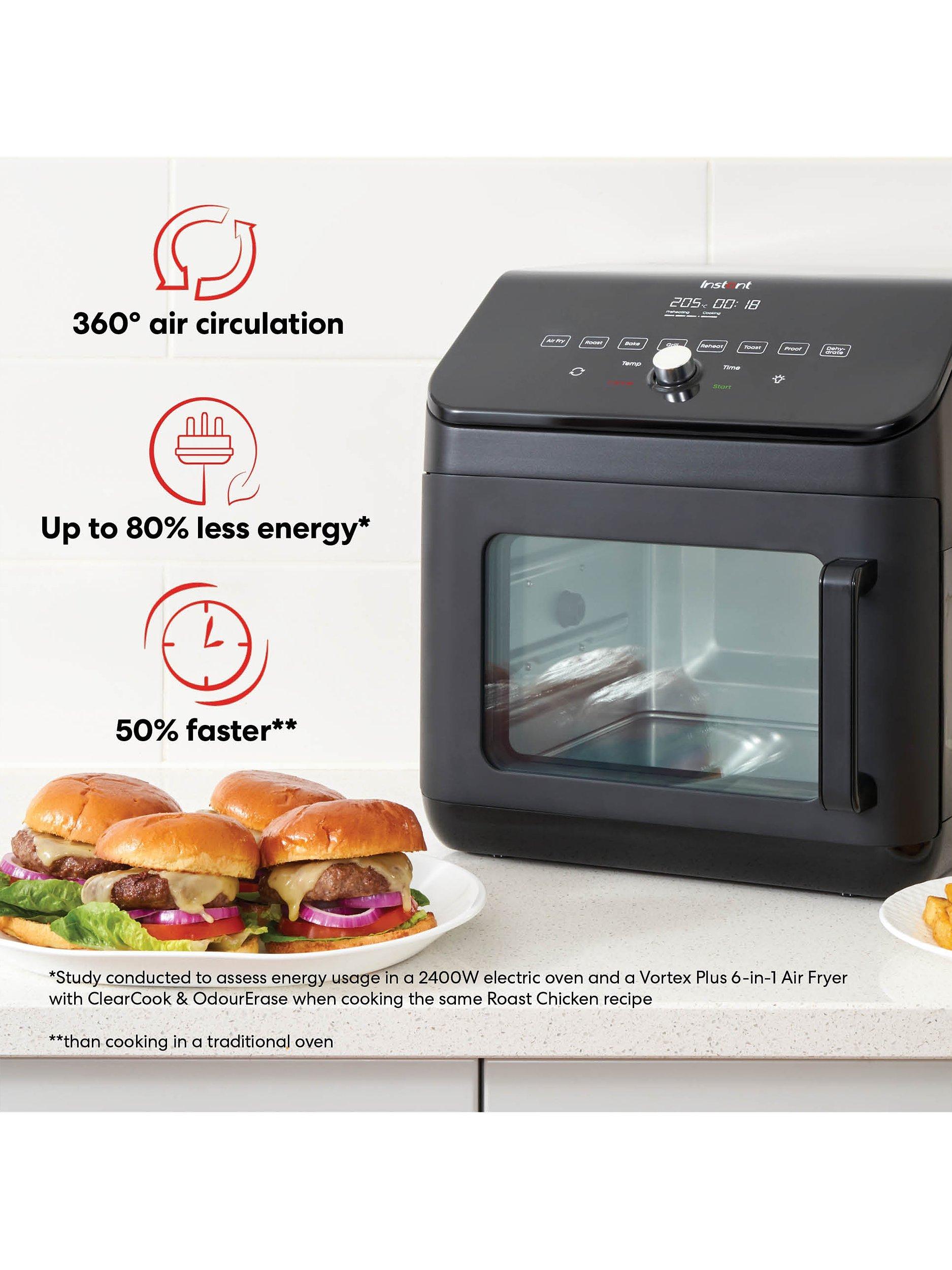 Instant Vortex ClearCook Air Fryer Oven 13L Black