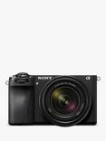 Sony A6700 Compact System Camera with 18-135mm OSS Lens, 4K Ultra HD, 26MP, OLED Viewfinder, Wi-Fi, Bluetooth, 3" Vari-Angle Touch Screen, Black