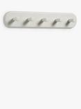 John Lewis ANYDAY Shaker Style 5 Hook Hanging Rack, FSC-Certified (Bamboo)