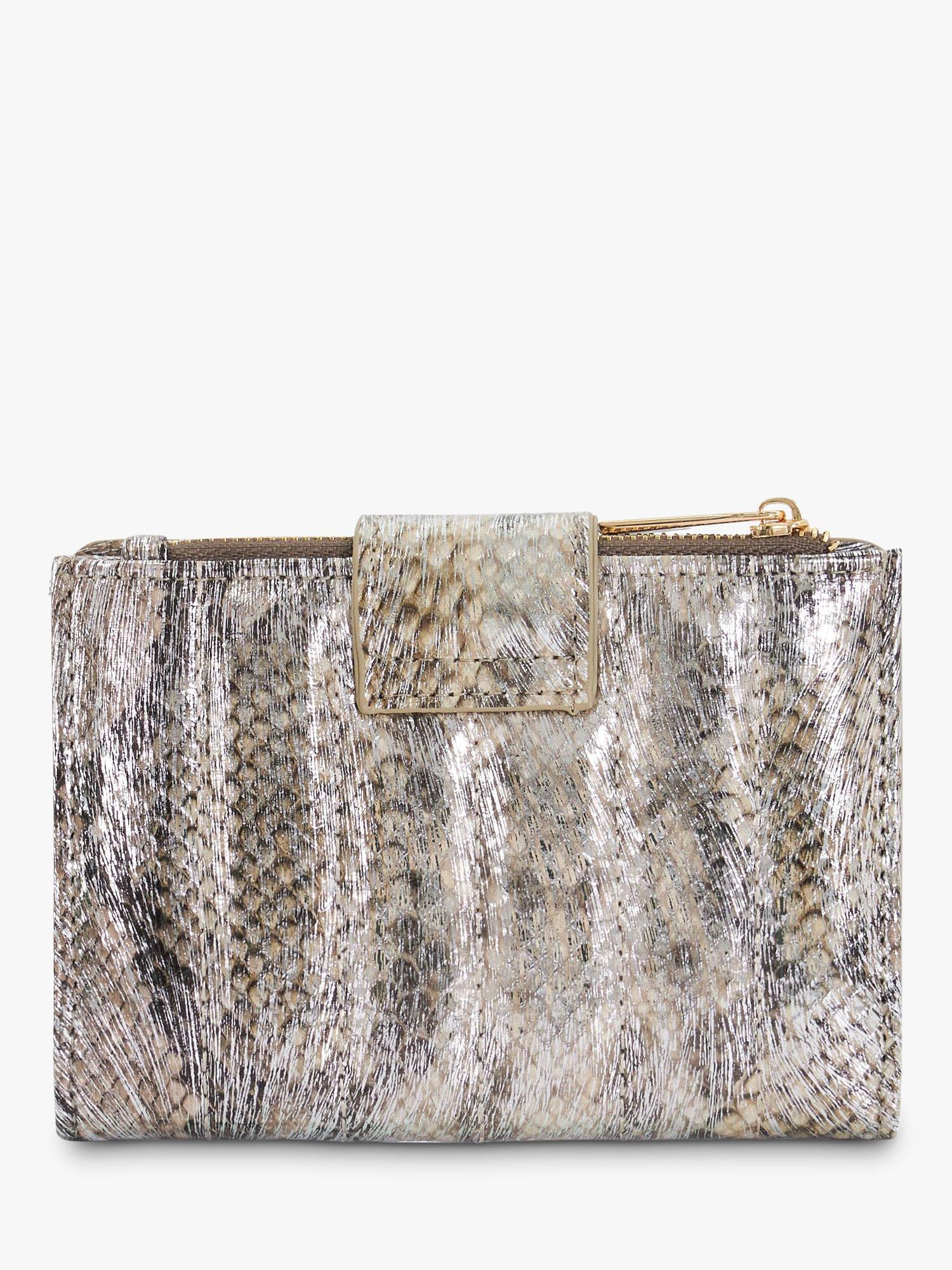 Product image 2 of 3, which shows Dune London Kinners Reptile Print Purse, Multi