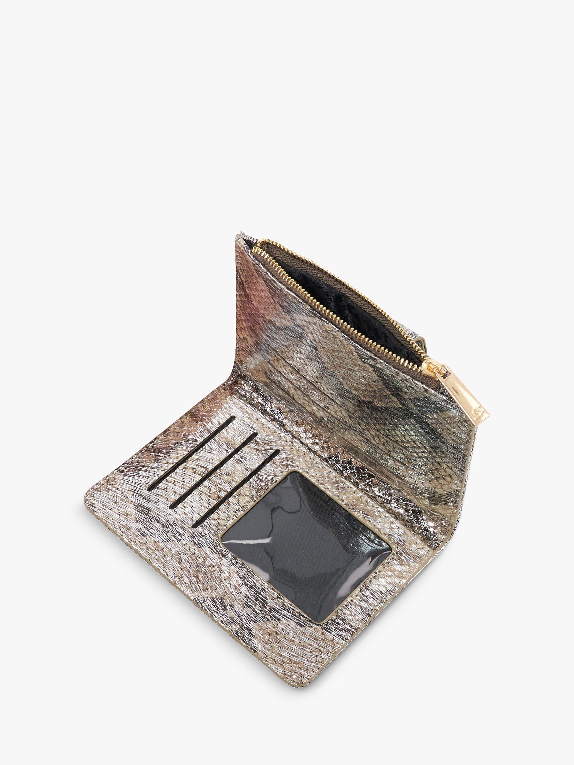 Product image 3 of 3, which shows Dune London Kinners Reptile Print Purse, Multi